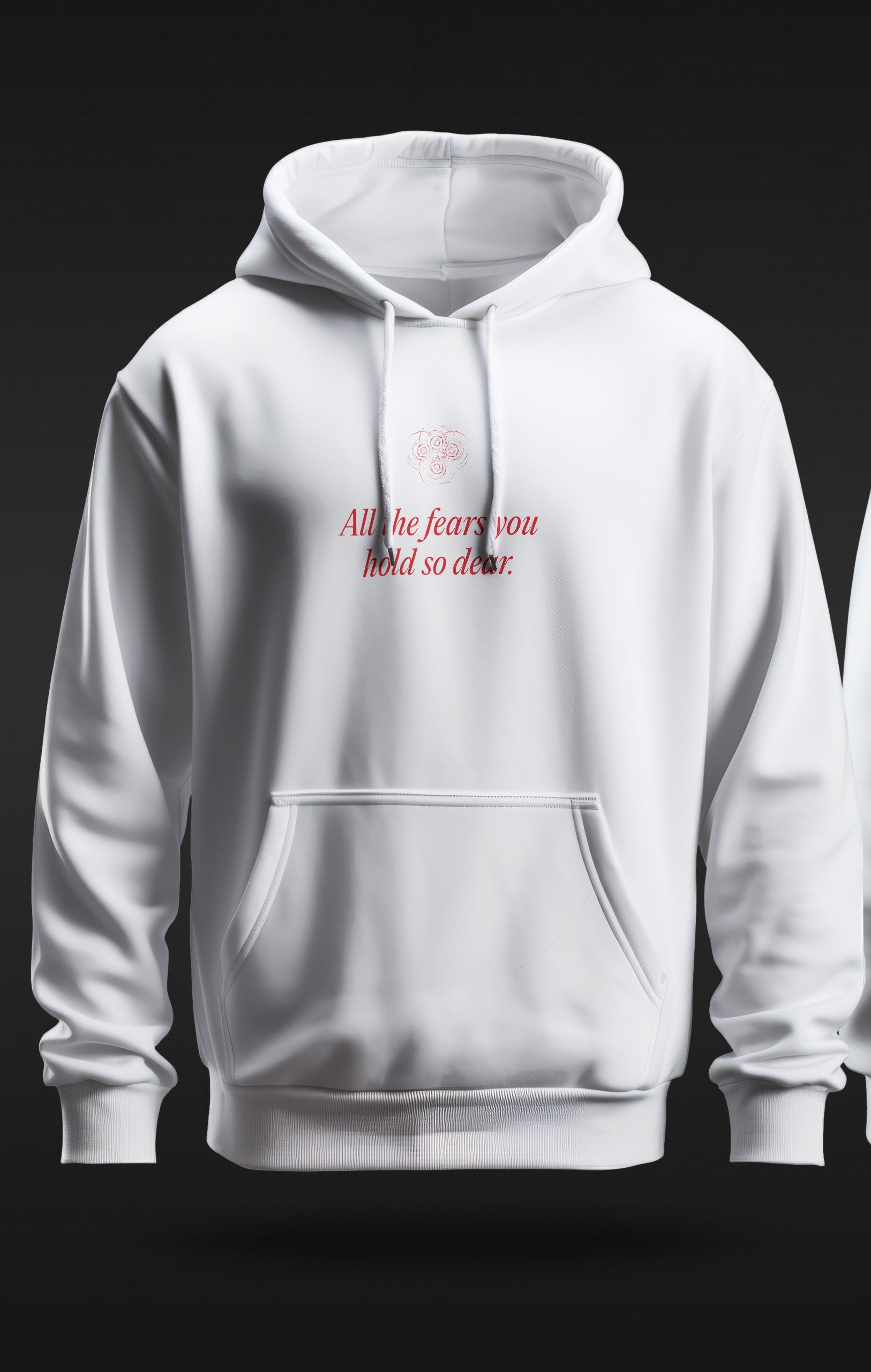 All the fear Printed Hoodie