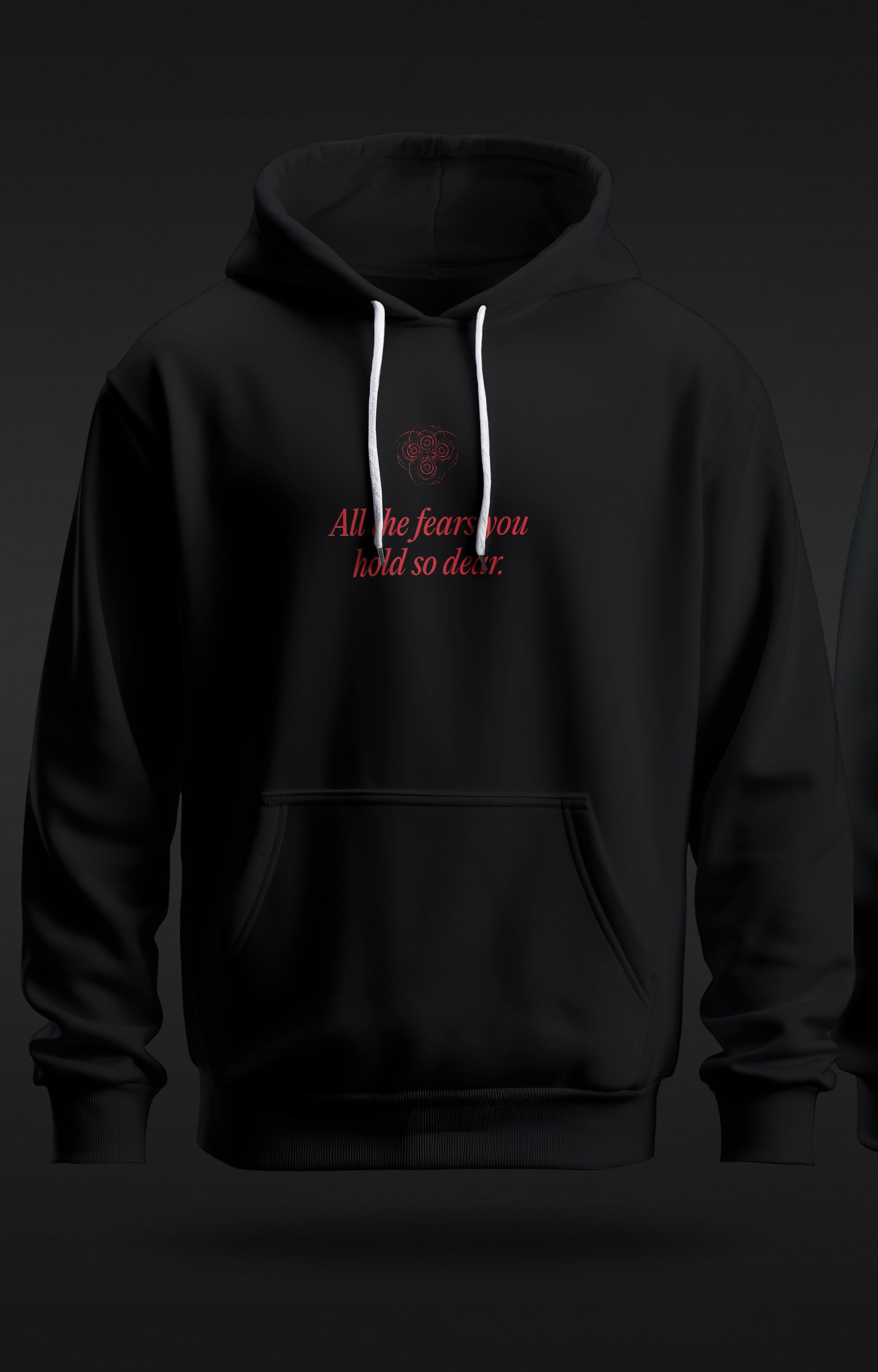 All the fear Printed Hoodie