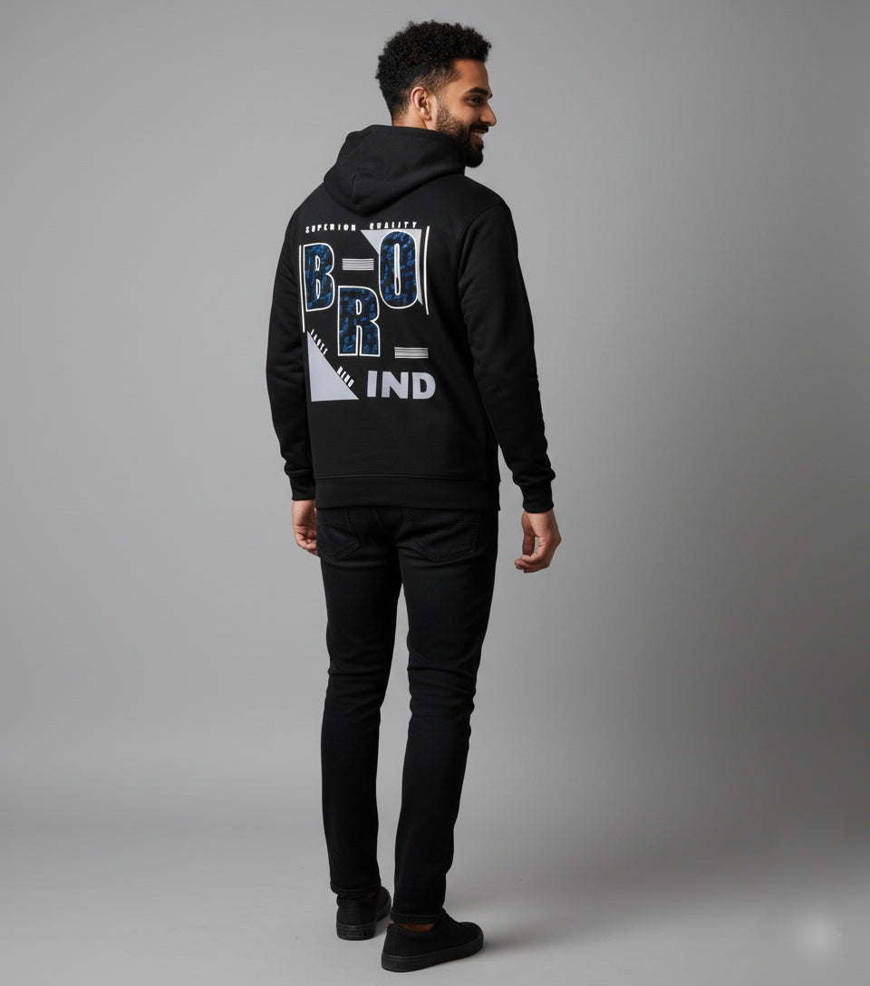 BRO Mode Black Hoodie