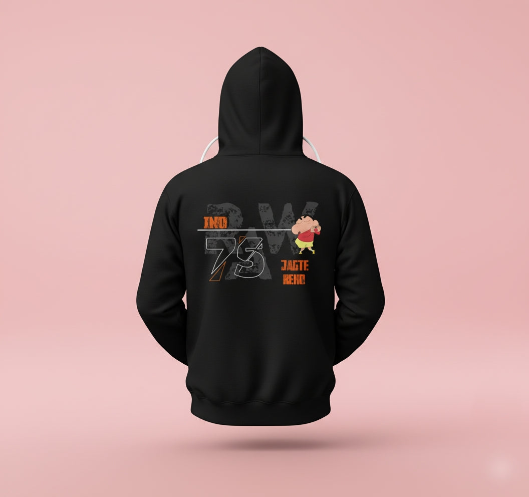 73 Athletic Drive Black Hoodie