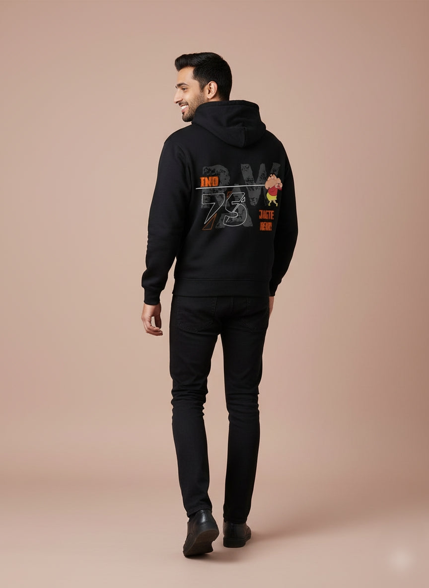73 Athletic Drive Black Hoodie