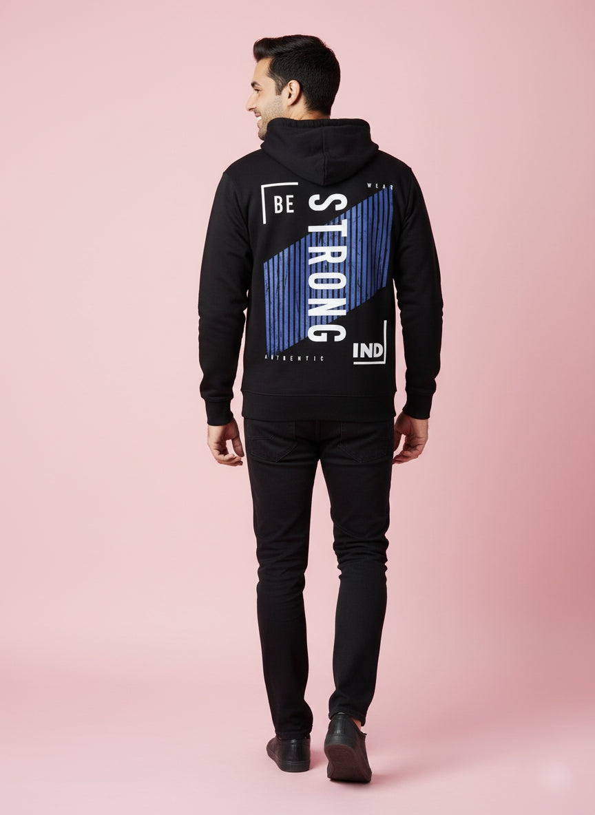 Stay Strong Black Hoodie