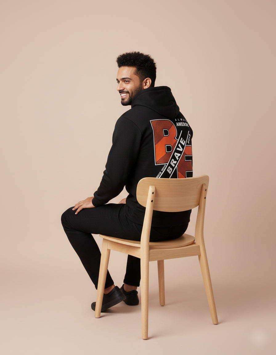 Be Brave Black Hoodie