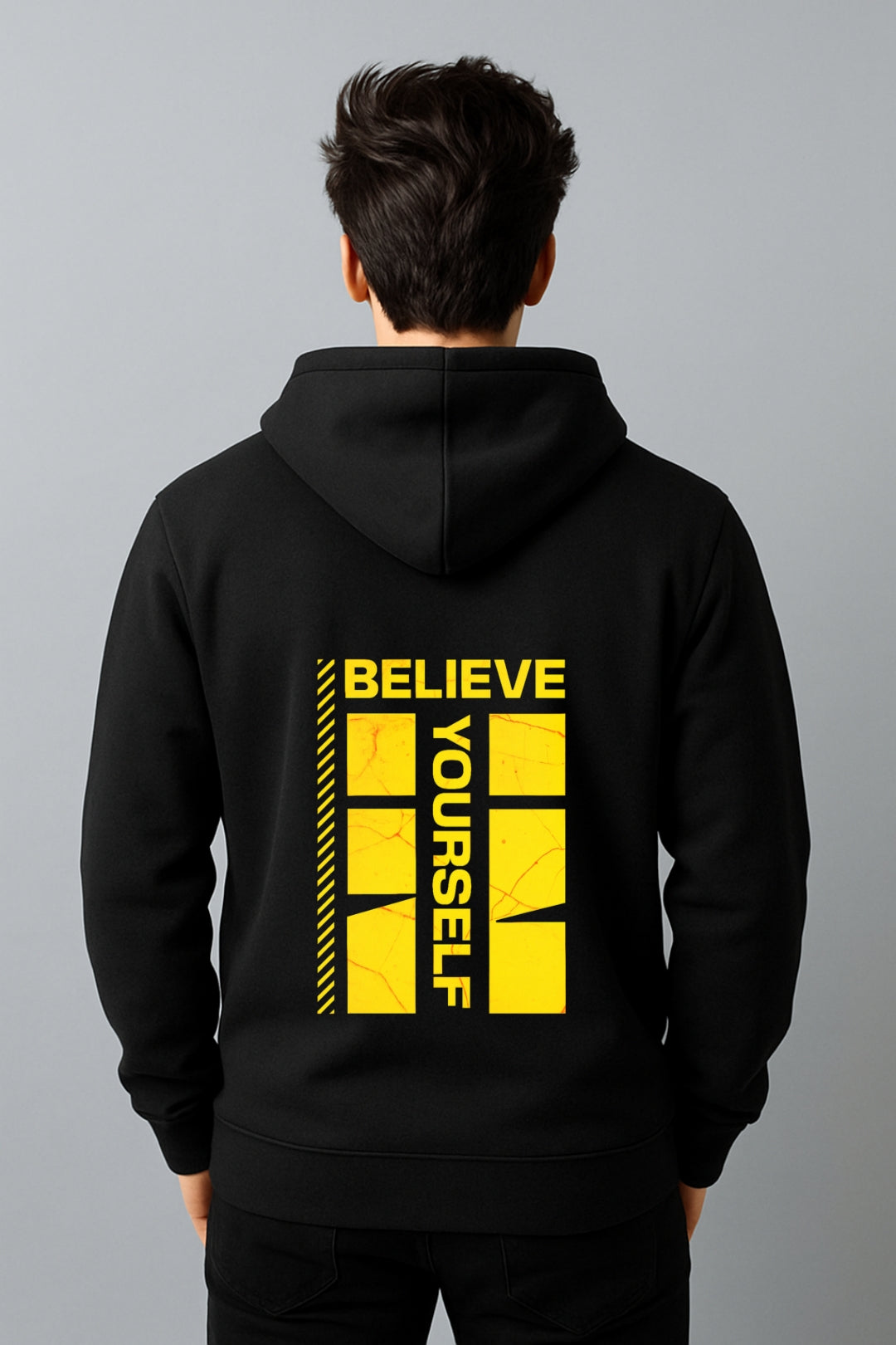 Believe Yourself Black Hoodie