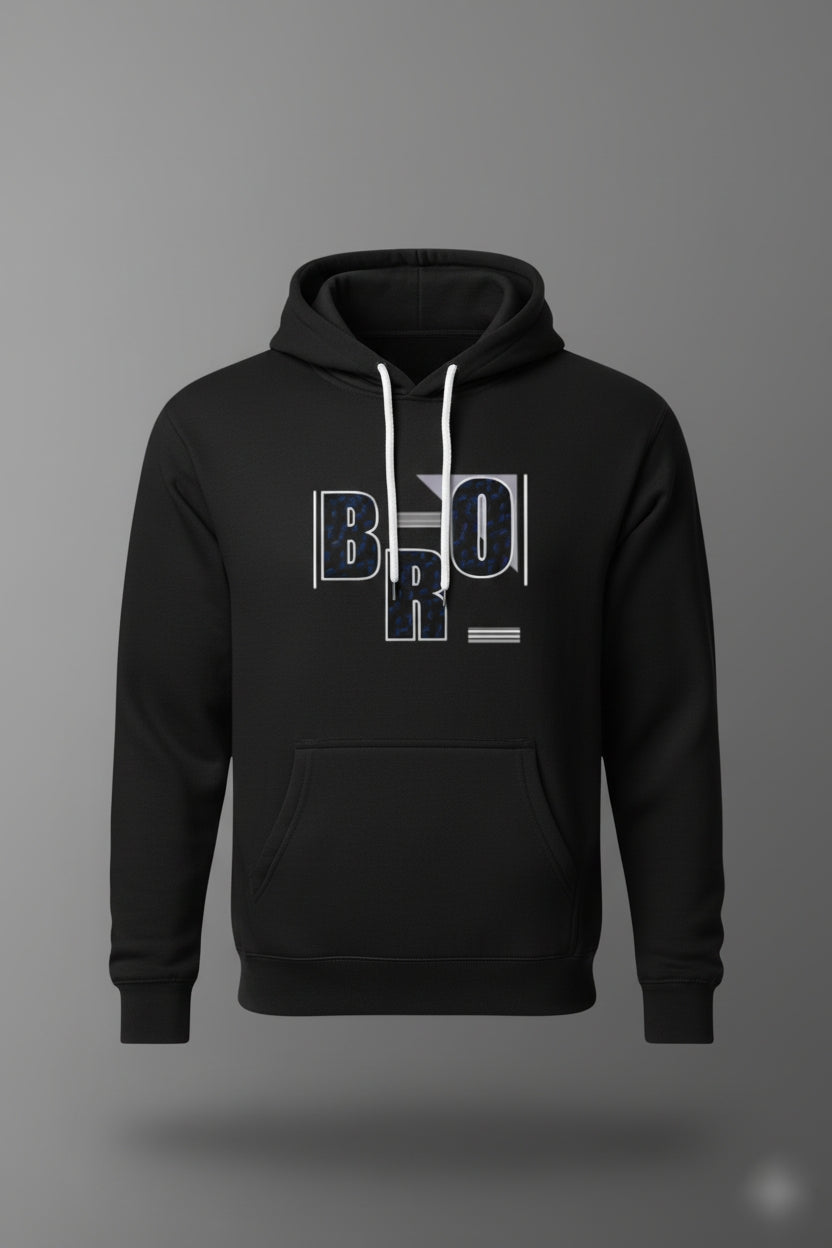 BRO Mode Black Hoodie