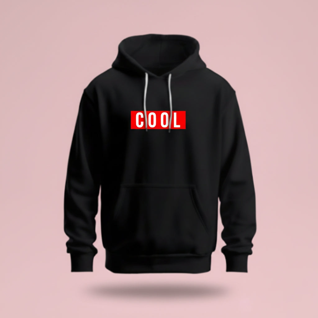 Just Be Cool Black Hoodie