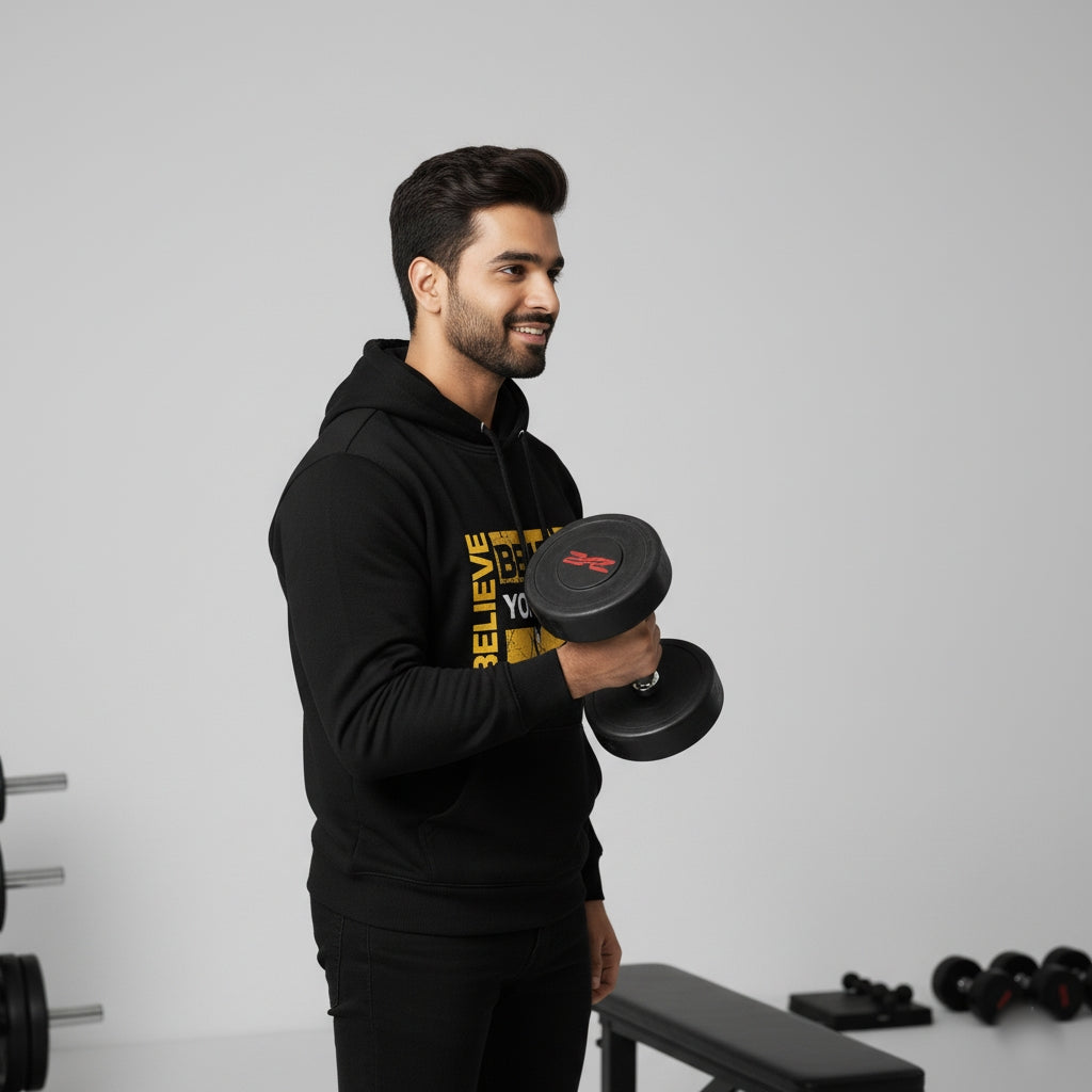 Believe Yourself Black Hoodie