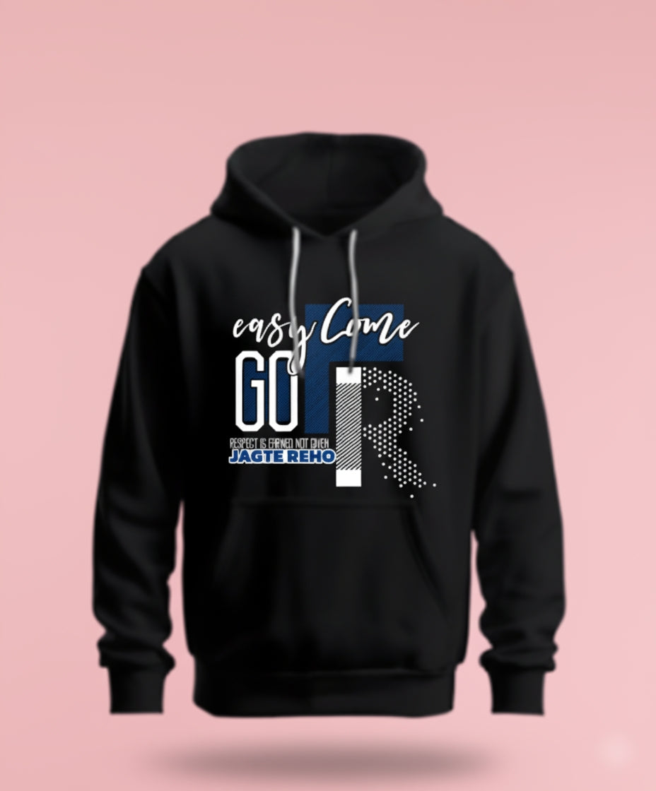 Easy Come Go Black Hoodie