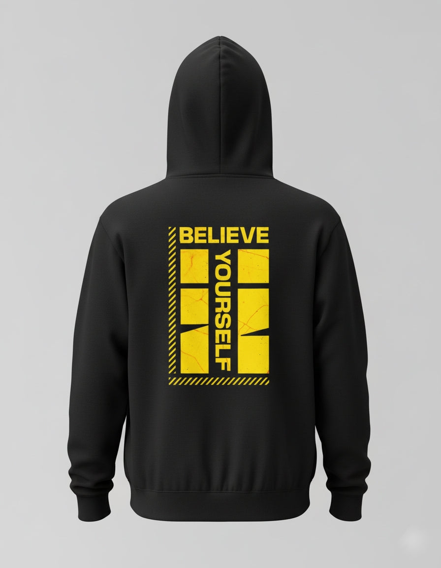 Believe Yourself Black Hoodie