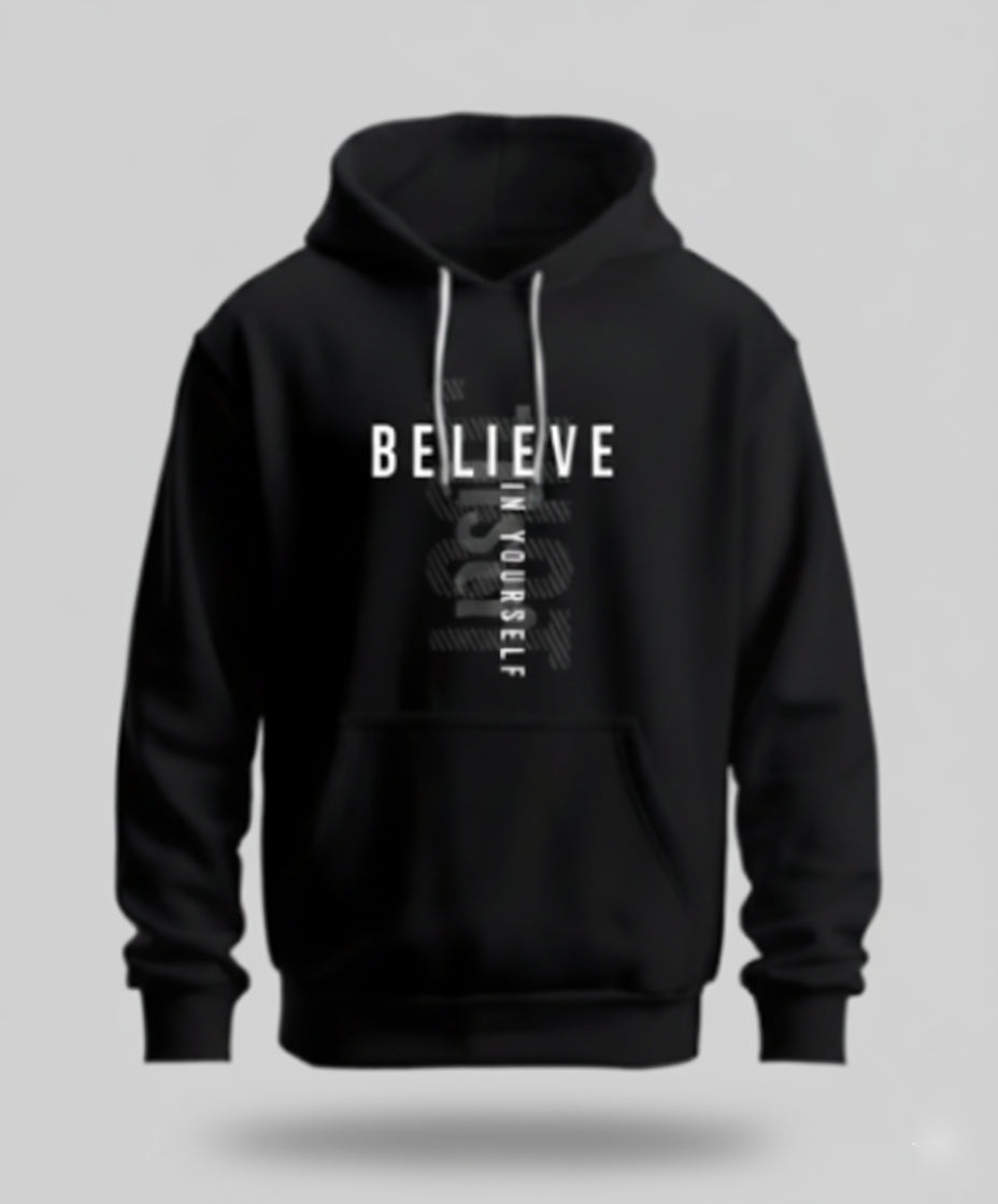 Believe in Yourself Black Hoodie