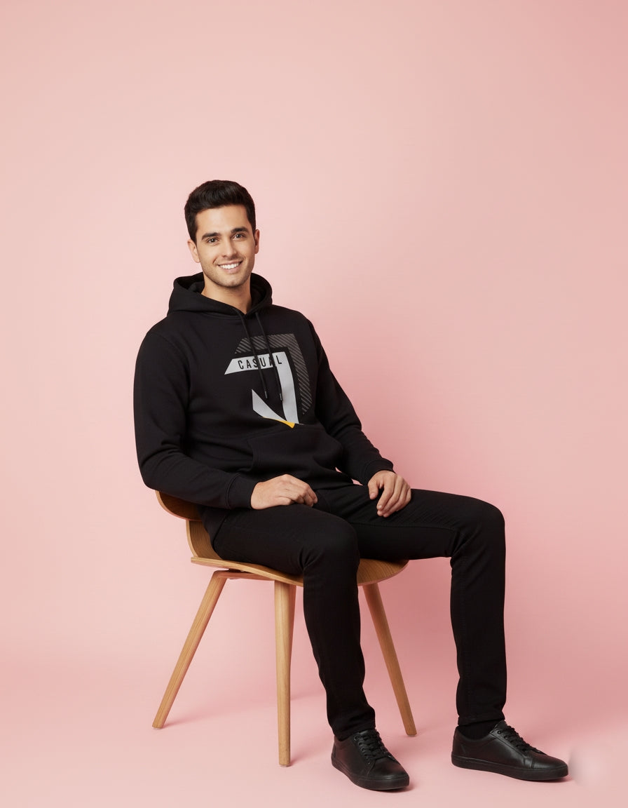 Aim High Black Hoodie