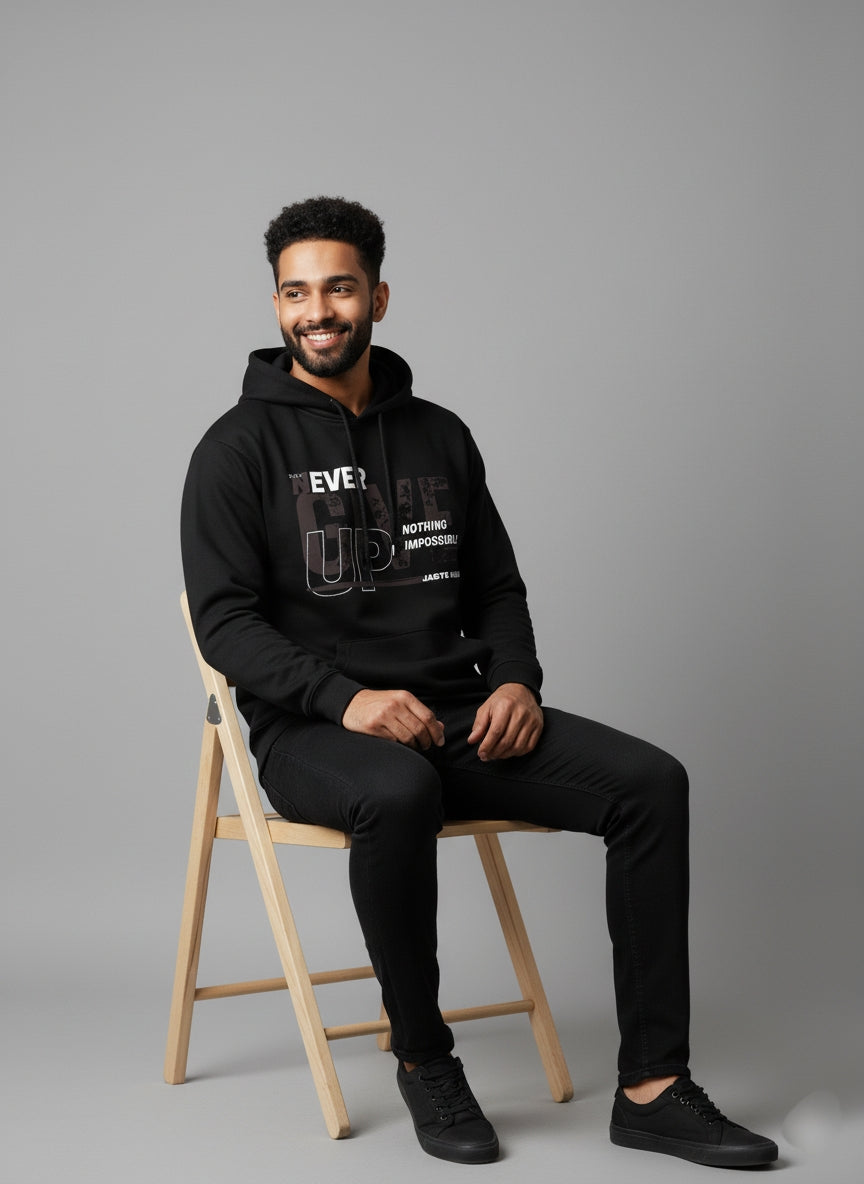 Level Up Black Hoodie