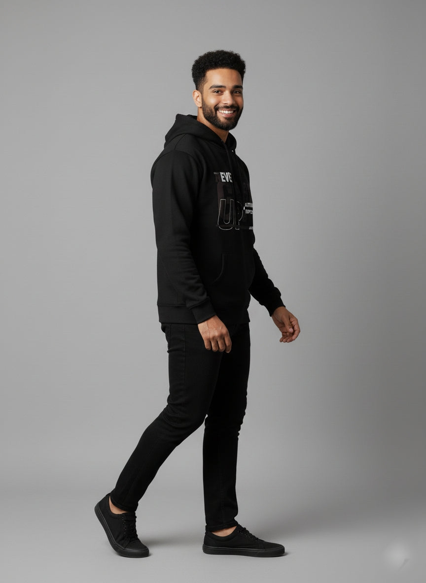 Level Up Black Hoodie