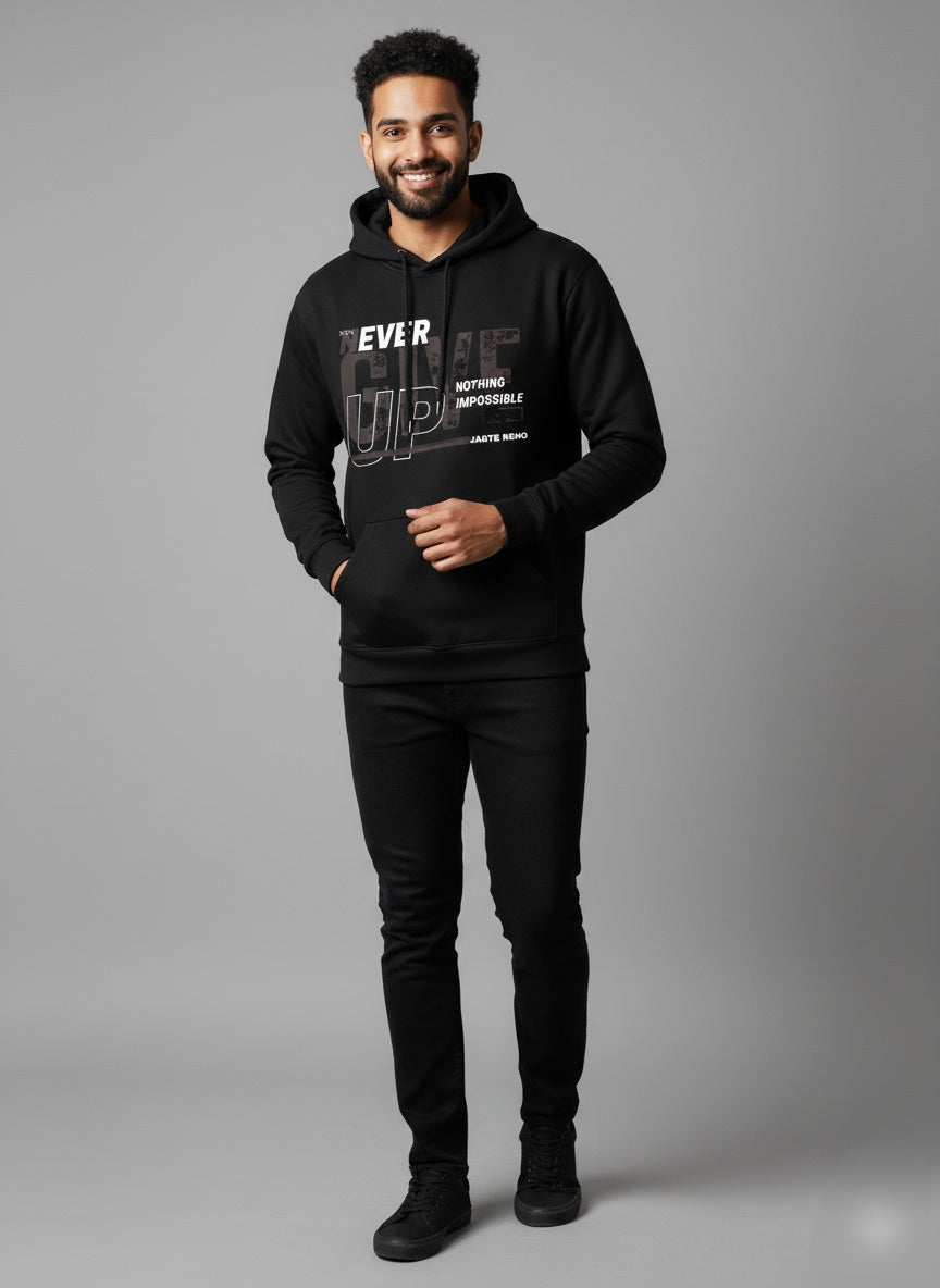 Level Up Black Hoodie