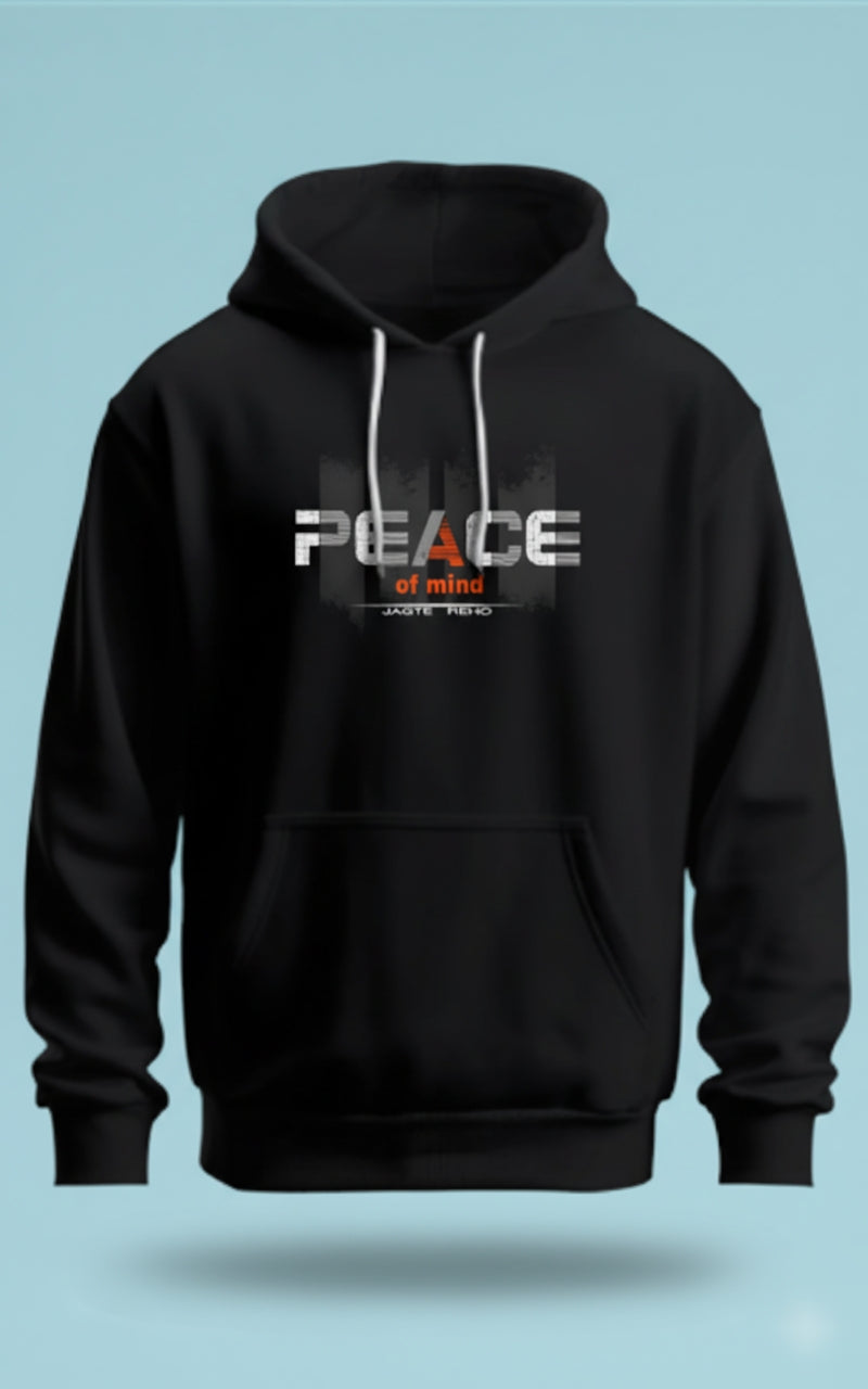 Peace Mode Black Hoodie