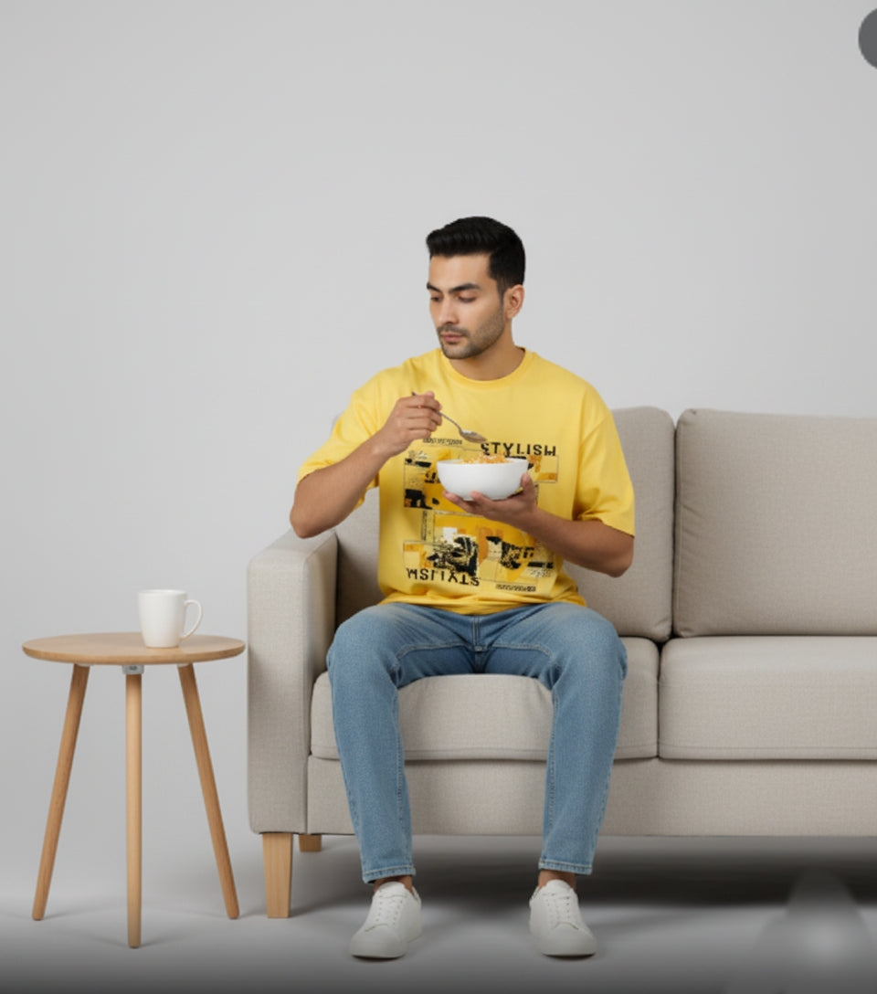 Printed Oversized T-Shirt For Men